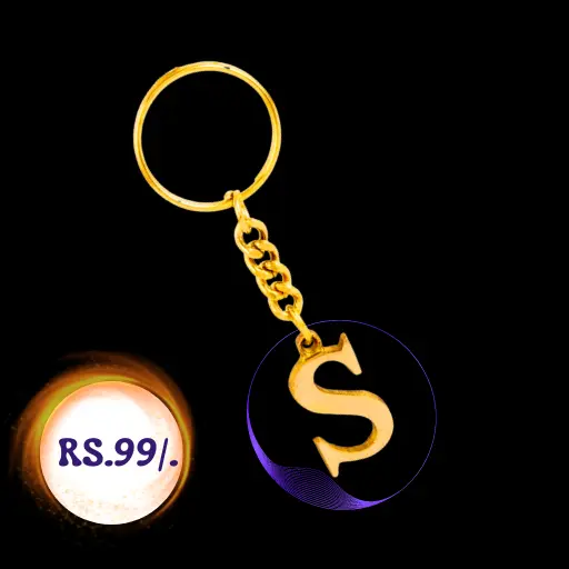 keychain alphabet only 99rs 