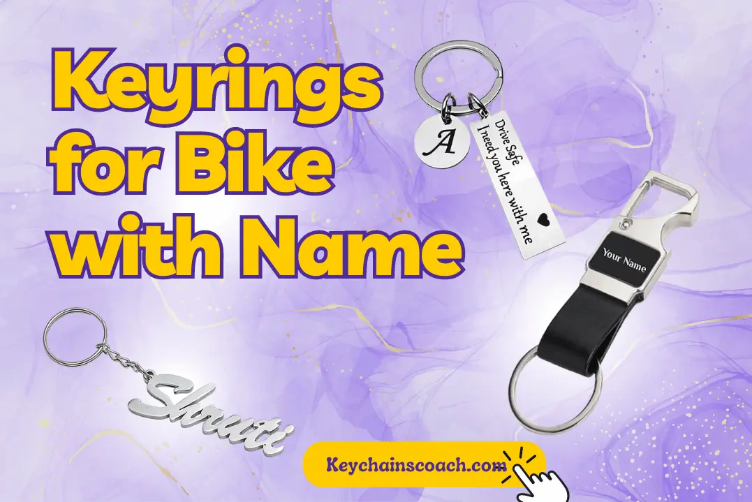 best keyring for bike with name