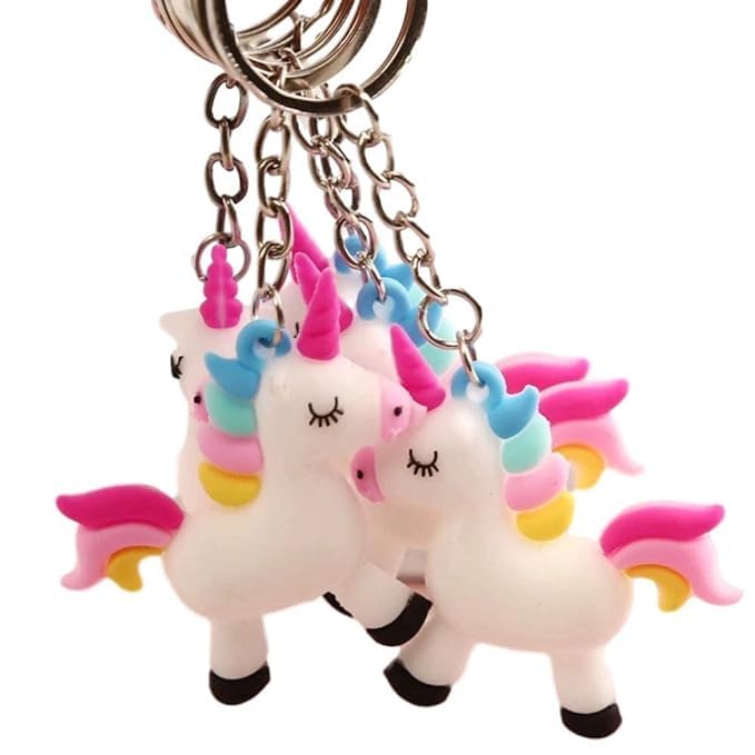 cure unicorn keychain for girl