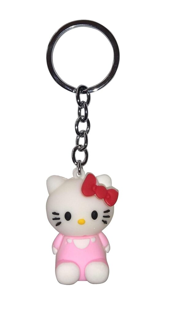 Hello Kitty Rubber Keychain for girl