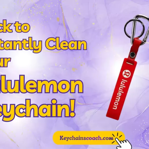 Trick to Instantly Clean Your Lululemon Keychain!