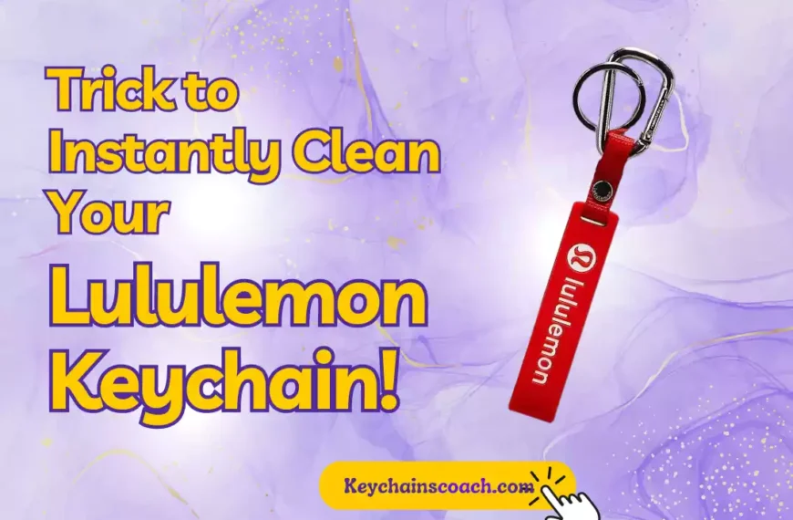 Trick to Instantly Clean Your Lululemon Keychain!