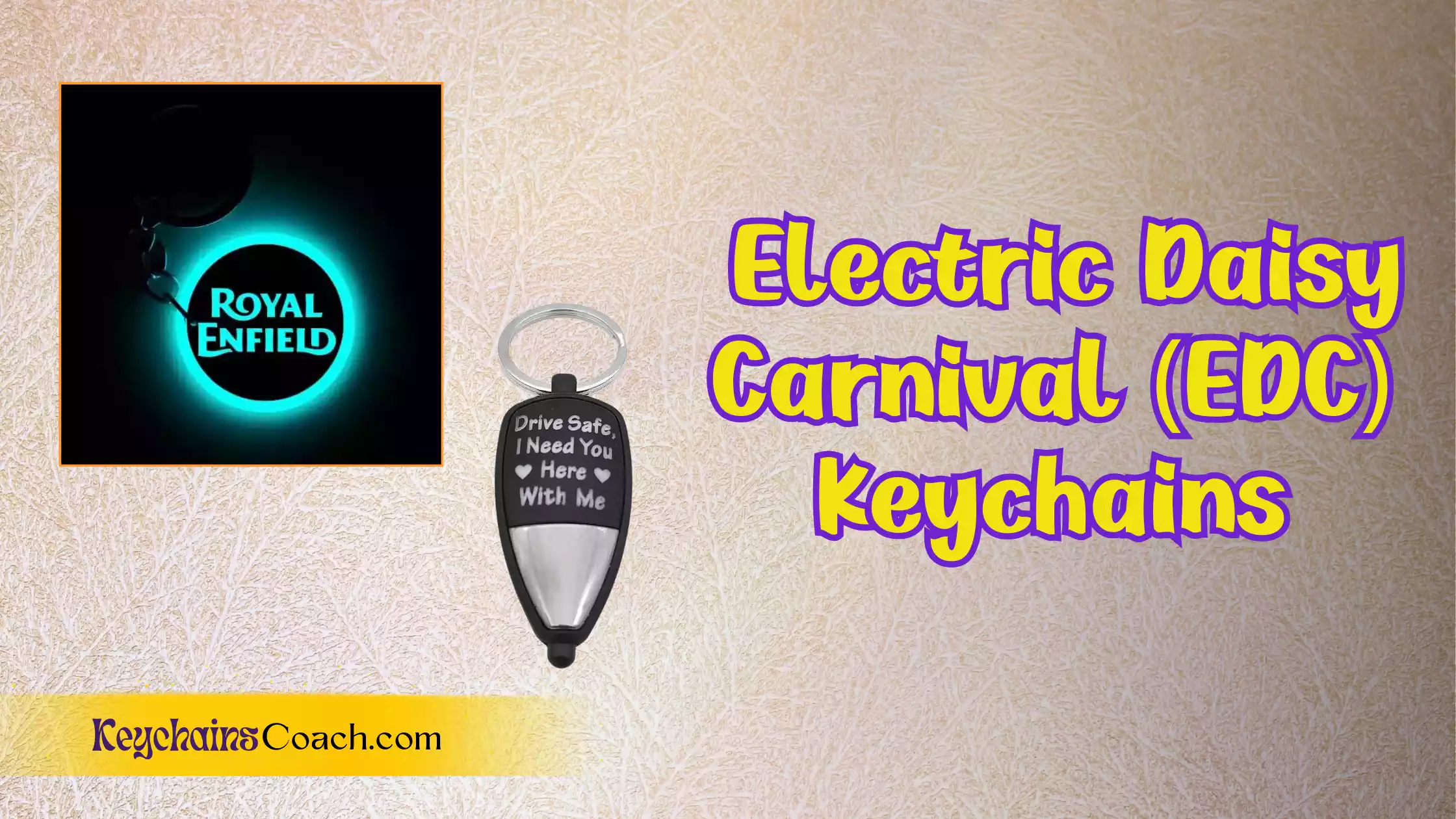 Electric Daisy Carnival keychain