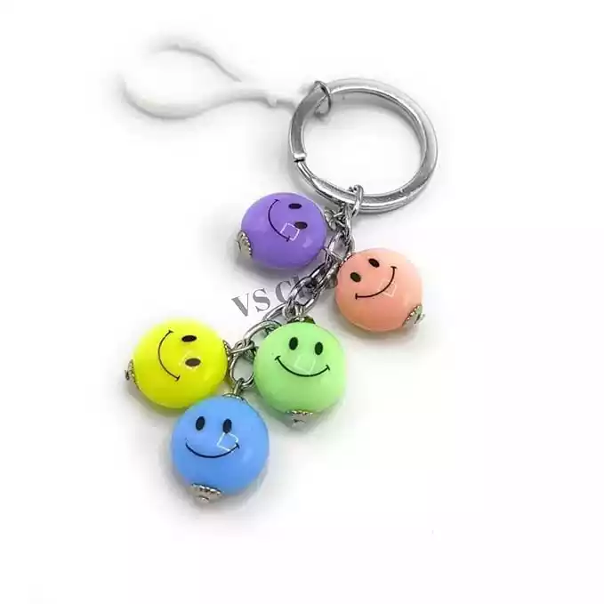  Smiley Metal Antique Keychain