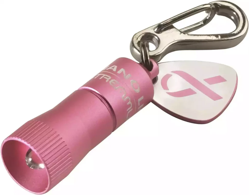 Streamlight 73003 Nano 10-Lumen Miniature Keychain LED Flashlight, Pink