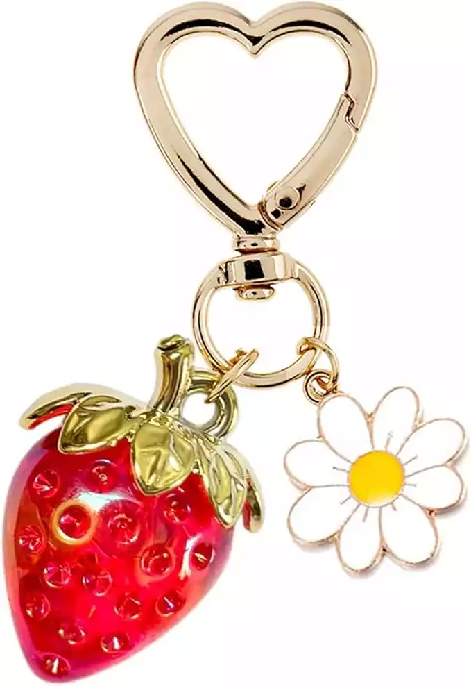 Flower Keychains Accessories for Girls Gift