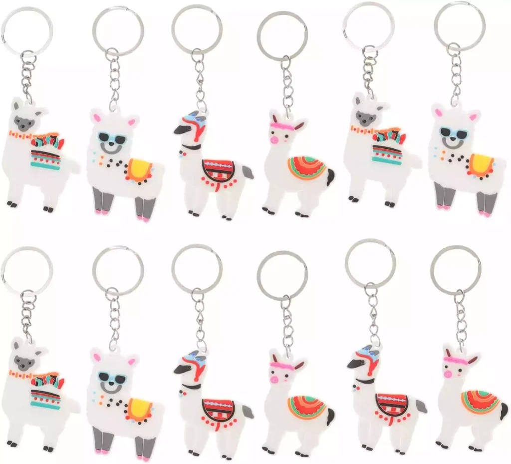 The Alpaca Keychain Party Favors